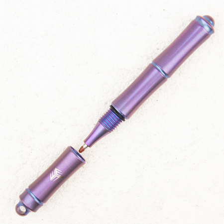 Тактическая ручка WE KNIFE Syrinx Purple, 6AL4V Titanium - купить в интернет-магазине Blademan