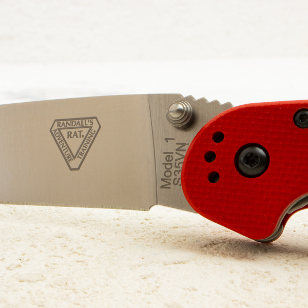 Нож Ontario Red RAT 1, S35VN, Satin, Red G10, 8864