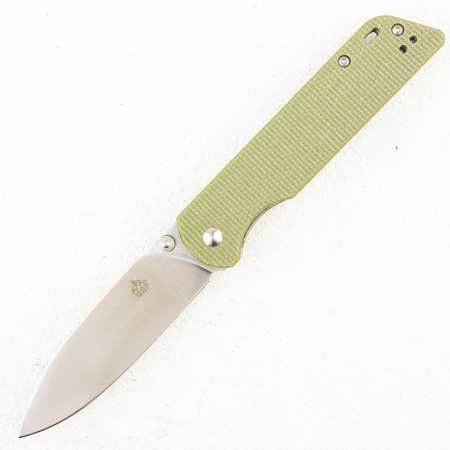 Нож QSP Parrot, D2, Micarta Light Green