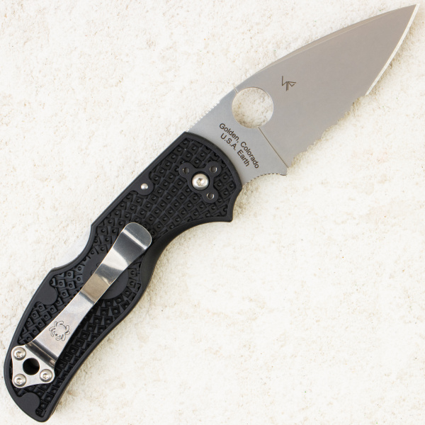 Нож Spyderco Native 5, Combo Edge, CPM S30V, FRN Black, C41PSBK5