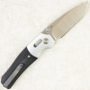 Нож QSP Vault, Stonewash-Satin 14C28N, Silver Bolster/Micarta Black, QS157-A1 Нож QSP Vault, Stonewash-Satin 14C28N, Silver Bolster/Micarta Black, QS157-A1