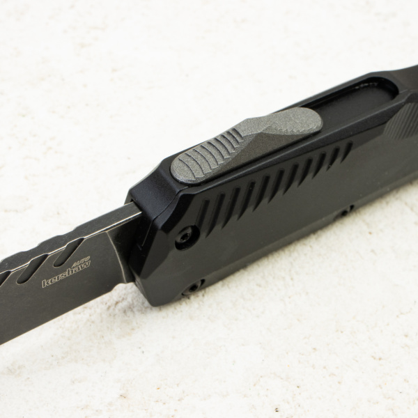 Нож Kershaw Auto Livewire Tanto, CPM MagnaCut, Black Aluminium Handle, 9000T
