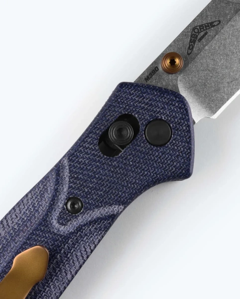 Нож Benchmade Osborne, M390, Denim Micarta Handle, 940-04