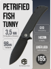 Нож Petrified Fish Tunny, Black Stonewash, 14C28N, G10 Black Handle, PFB05DDW Нож Petrified Fish Tunny, Black Stonewash, 14C28N, G10 Black Handle, PFB05DDW