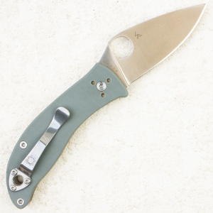Нож Spyderco Alcyone, CTS BD1N, G10 Gray, C222GPGY Нож Spyderco Alcyone, CTS BD1N, G10 Gray, C222GPGY
