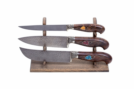 Dubox Стойка из Дуба для 3 ножей - купить в интернет-магазине Blademan