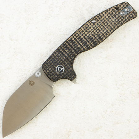 Нож QSP Chefmaster, Satin 14C28N, Coarse Micarta Brown, QS163-C1