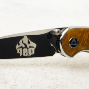 Нож QSP Dolphin, Mirror 14C28N, Stabilized Wood Handle, QS161-B Нож QSP Dolphin, Mirror 14C28N, Stabilized Wood Handle, QS161-B