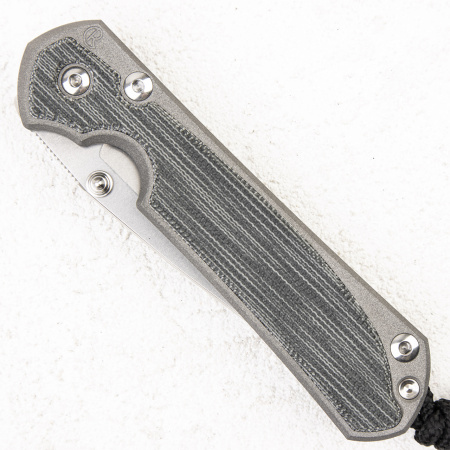 Нож Chris Reeve Small Sebenza 31, S45VN, Titanium/Black Canvas Micarta - купить в интернет-магазине Blademan