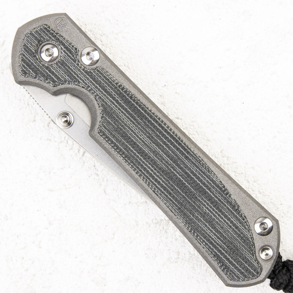 Нож Chris Reeve Small Sebenza 31, S45VN, Titanium/Black Canvas Micarta - складной туристические ножи из стали