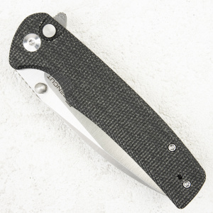 Нож Sencut Sachse Button Lock, 9Cr18MoV, Micarta Black - складной туристические ножи из стали Нож Sencut Sachse Button Lock, 9Cr18MoV, Micarta Black - складной туристические ножи из стали