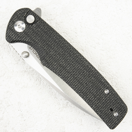 Нож Sencut Sachse Button Lock, 9Cr18MoV, Micarta Black Нож Sencut Sachse Button Lock, 9Cr18MoV, Micarta Black - купить в интернет-магазине Blademan