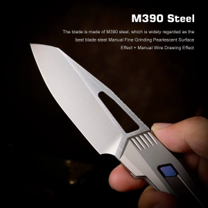 Нож Remette RT-Agile Peregrine Falcon, M390, Titanium Gray Handle, RTCZ-G - складной туристические ножи из стали Нож Remette RT-Agile Peregrine Falcon, M390, Titanium Gray Handle, RTCZ-G - складной туристические ножи из стали