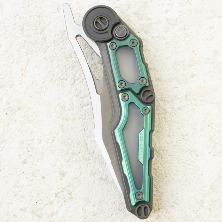 Нож NOC Knives MT-32, M390, Titanium Green Handle, MT-3210 Нож NOC Knives MT-32, M390, Titanium Green Handle, MT-3210
