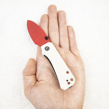 Нож CIVIVI Baby Banter, Nitro-V Red, G10 Ivory
