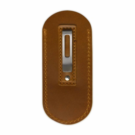 Чехол Кожаный QSP 138х60 мм, Brown, QS-P002A Чехол Кожаный QSP 138х60 мм, Brown, QS-P002A