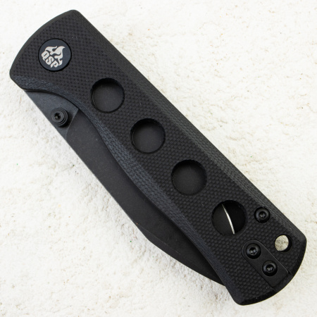 Нож QSP Canary Folder, 14C28N, Black G10 Handle, QS150-A2