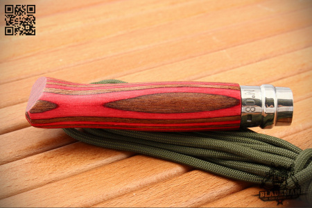 Нож Opinel №8, Нержавеющая сталь, Берёза, Красный - купить в интернет-магазине Blademan