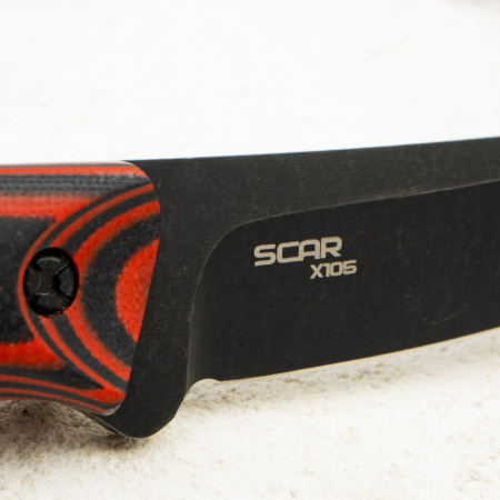 N.C. Custom Scar Red Black, X105, G10