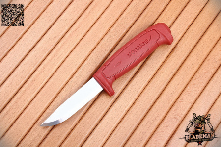 Нож Morakniv Basic 511 углерод. сталь, красный - купить в интернет-магазине Blademan