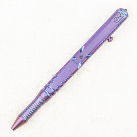 Тактическая ручка WE KNIFE TP-02A, 6AL4V Titanium Purple - купить в интернет-магазине Blademan