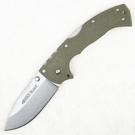 Нож Cold Steel 4-Max Scout, AUS-10A, Grive-Ex Olive, CS62RQ-ODSW - купить в интернет-магазине Blademan