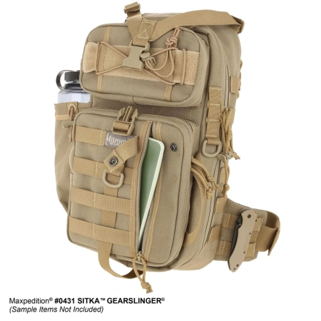 Тактический рюкзак MAXPEDITION Sitka Gearslinger 15L, Khaki, 0431K Тактический рюкзак MAXPEDITION Sitka Gearslinger 15L, Khaki, 0431K