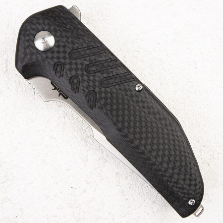 Нож Brous Blades Strife, D2 Satin, Carbon Fiber Black
