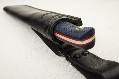 Нож Южный Крест Fox S, СPR, Конвекс, Микарта Синяя - купить в интернет-магазине Blademan