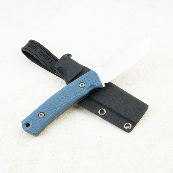 Нож OWL Barn XS F, Elmax Cryo, G10 Navy Blue, Kydex, (Эксклюзивный цвет)