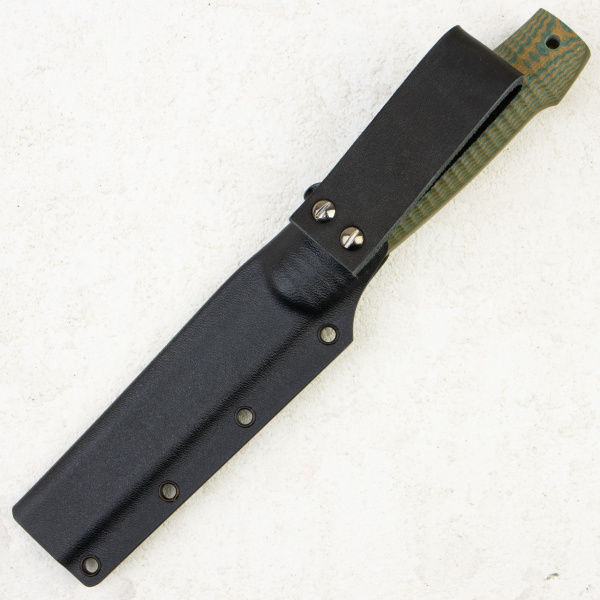 Нож OWL NORTH F, M390, G10 Sand-Oliva, KYDEX Classic