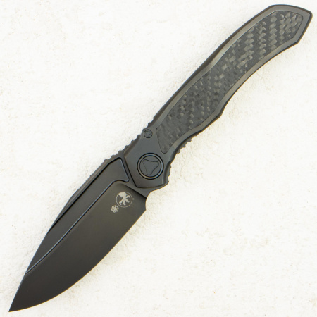 Нож Microtech Anax, M390, Titanium/Carbon Fiber Black, 190C-1