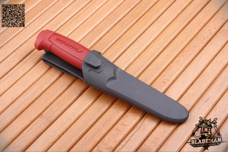 Нож Morakniv Basic 511 углерод. сталь, красный - купить в интернет-магазине Blademan