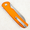 Нож CIVIVI Chevalier II Flipper & Button Lock, 14C28N, Orange Aluminum Handle, C20022B-2