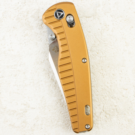 Нож QSP Dolphin, Stonewash-Satin, 14C28N, Aluminum Champagne Handle, QS165-A1 Нож QSP Dolphin, Stonewash-Satin, 14C28N, Aluminum Champagne Handle, QS165-A1