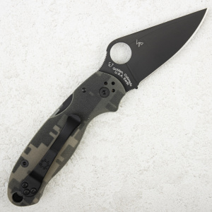 Spyderco Paramilitary 3, CPM S45VN Black, G10 Digital Camo, C223GPCMOBK Spyderco Paramilitary 3, CPM S45VN Black, G10 Digital Camo, C223GPCMOBK