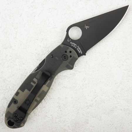 Spyderco Paramilitary 3, CPM S45VN Black, G10 Digital Camo, C223GPCMOBK Spyderco Paramilitary 3, CPM S45VN Black, G10 Digital Camo, C223GPCMOBK