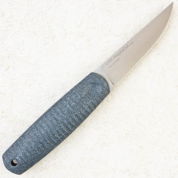 Нож OWL North XS, MagnaCut Cryo, Micarta Jeans Gray, Kydex