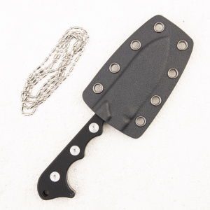 Шейный нож QSP Neckmuk, D2, G10 Black, QS125-A