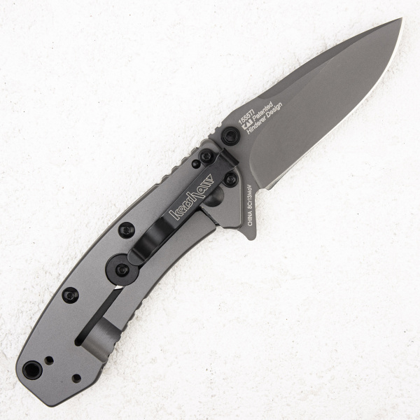 Нож Kershaw Cryo, 8Cr13MoV, Blackwash, Stainless Steel Gray, 1555TI