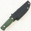 Нож HOT Knife Hoot, Satin, D2, Micarta Green Handle, Kydex