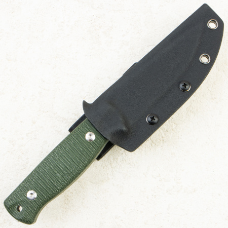 Нож HOT Knife Hoot, Satin, D2, Micarta Green Handle, Kydex