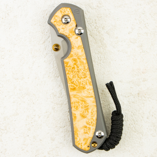 Нож Chris Reeve Large Sebenza 31 Inlay, CPM MagnaCut, Titanium/Box Elder Handle, L31-1108