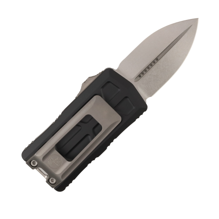 Нож Microtech Exocet II (Double Edge), Stonewash, M390, Aluminum Black, 1157-10 