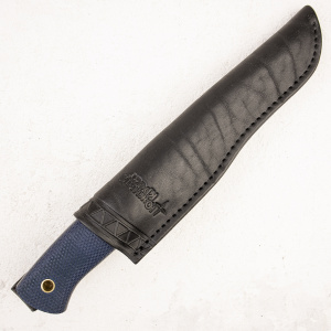 Нож Южный Крест Партнер Эксперт, N690, Конвекс, Микарта Синяя, Насечка Нож Южный Крест Партнер Эксперт, N690, Конвекс, Микарта Синяя, Насечка - купить в интернет-магазине Blademan