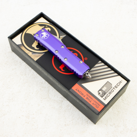 Нож Microtech UTX-85 Tanto, Satin, M390, Aluminium Purple, 233-4 PU Нож Microtech UTX-85 Tanto, Satin, M390, Aluminium Purple, 233-4 PU