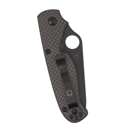 Нож Spyderco ButtonUp, 8Cr13MoV, Carbon/G10 Laminate Black, C275CFPBK