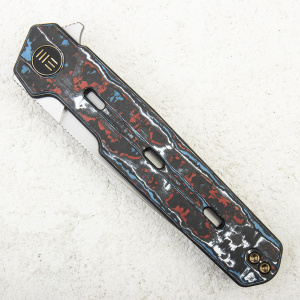 Нож WE Knife Navo, CPM 20CV,  Nebula Fat Carbon Fiber/Titanium - складной туристические ножи из стали Нож WE Knife Navo, CPM 20CV,  Nebula Fat Carbon Fiber/Titanium - складной туристические ножи из стали
