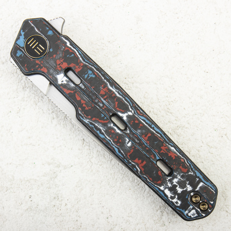 Нож WE Knife Navo, CPM 20CV,  Nebula Fat Carbon Fiber/Titanium - купить в интернет-магазине Blademan