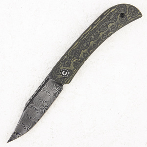 Нож CIVIVI Appalachian Drifter, Damascus, Rose Pattern Carbon/G10 Yellow, C2015DS-3 Нож CIVIVI Appalachian Drifter, Damascus, Rose Pattern Carbon/G10 Yellow, C2015DS-3